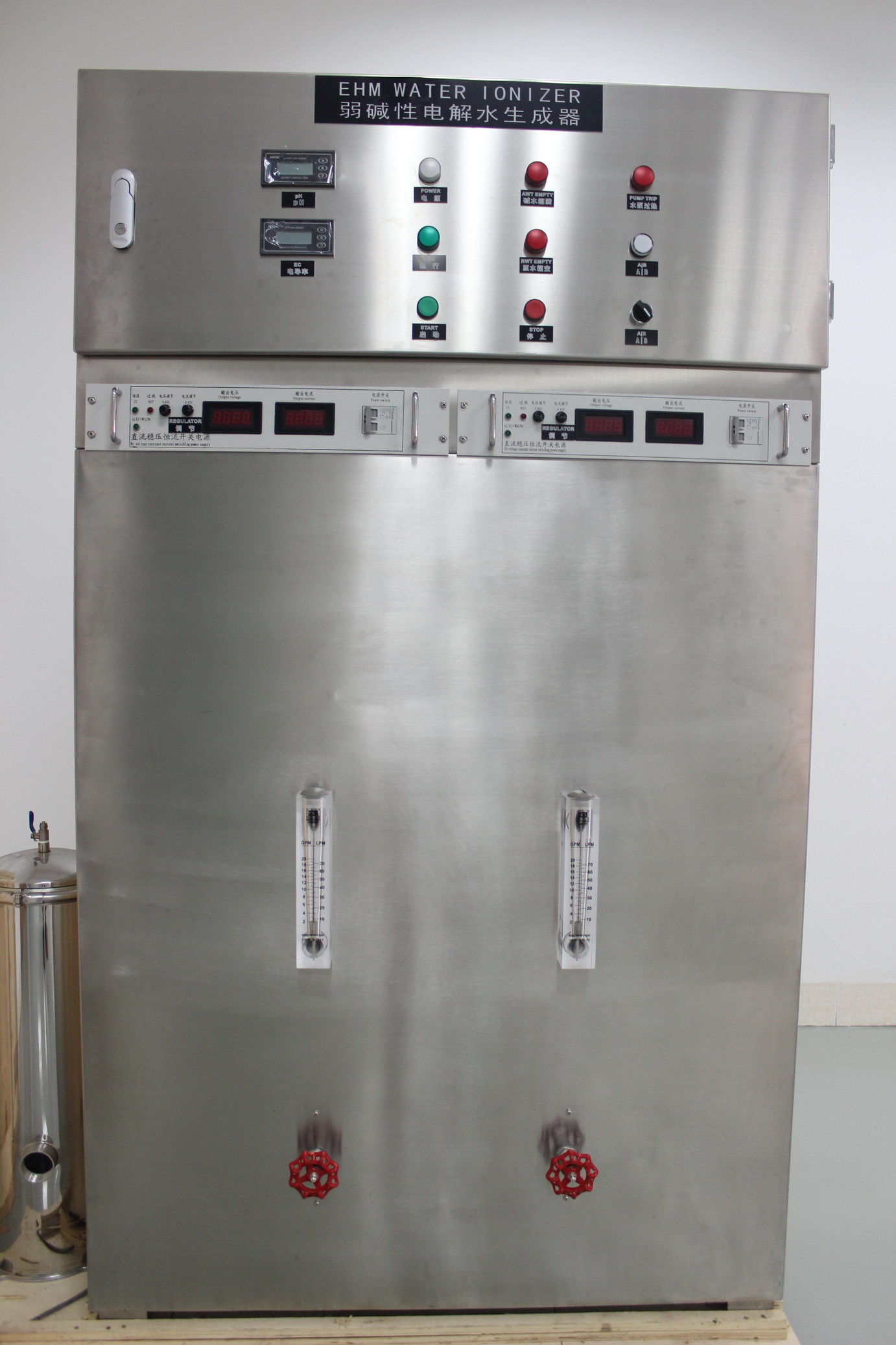 pH 3.0 - 10 の極度の酸水 ionizer 機械大きい容量