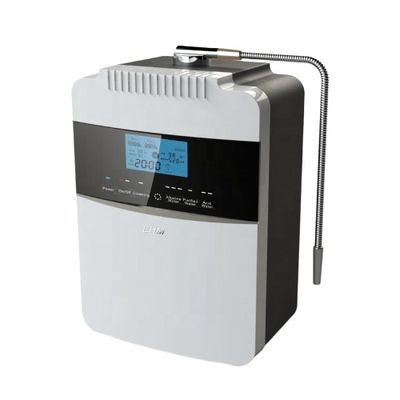 Alkaline Water Machine with pH Range 2.5-11.2 ORP -800 to +500 and Built-in Heating System